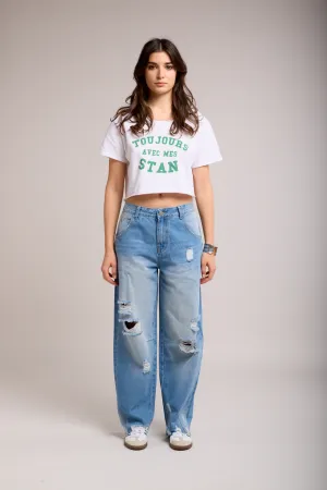 Mujer de Vaqueros del mayorista de ropa Fashion city / Toxik3 en Francia