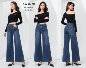 MulherCalças de ganga de distribuidor de roupas MODAGLAMOUR em Itália