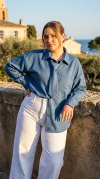 Mujer de Tops del mayorista de ropa AMY&CLO in vogue en Francia