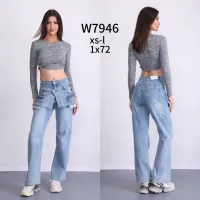 Mujer de Vaqueros del mayorista de ropa Hengsheng Maria jeans en Italia