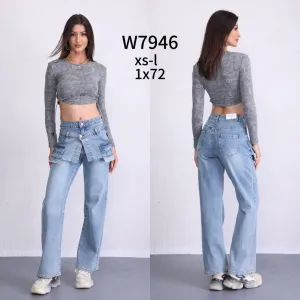 Mujer de Vaqueros del mayorista de ropa Hengsheng Maria jeans en Italia