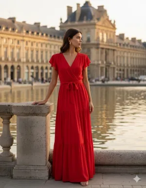 Mujer de Vestidos del mayorista de ropa Rosa Fashion en Francia