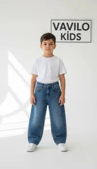 Jeans per Neonati e bambini dal grossista di abbigliamento Vavilo Kids in Turchia