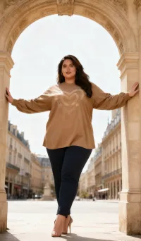 Large-sized's Tops from clothing wholesaler 2Wparis in France