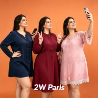 Mujer de Vestidos del mayorista de ropa 2Wparis en Francia
