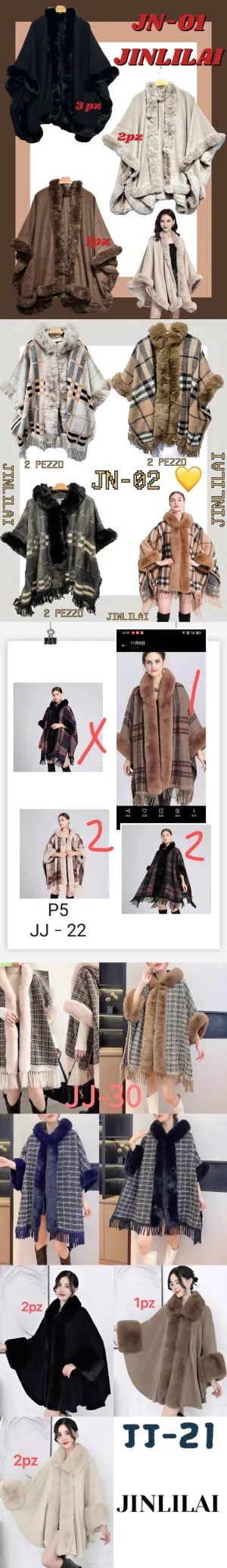 Vêtements d'extérieur pour Femmes du grossiste en vêtements JIN LI LAI en Italie