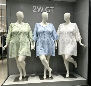 Talla grande de Vestidos del mayorista de ropa 2Wparis en Francia