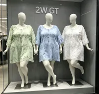 Büyük beden'in Elbise'si 2Wparis giyim toptancısından Fransa'te