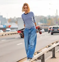 Dżins dla Damskie od hurtownika odzieżowego L&Y w Włochy