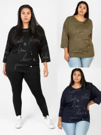 Top/Maglie per Taglie forti dal grossista di abbigliamento Pomme Rouge in Francia