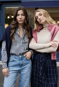 Mujer de Tops del mayorista de ropa Nathael Paris en Francia